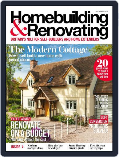 Homebuilding & Renovating September 1st, 2019 Digital Back Issue Cover