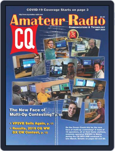 CQ Amateur Radio May 1st, 2020 Digital Back Issue Cover