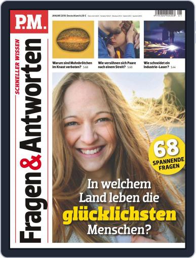 P.M. Fragen & Antworten January 1st, 2018 Digital Back Issue Cover