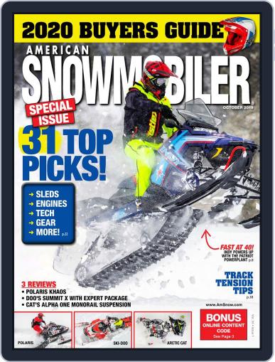 American Snowmobiler October 1st, 2019 Digital Back Issue Cover