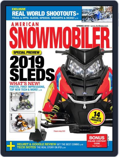 American Snowmobiler March 1st, 2018 Digital Back Issue Cover