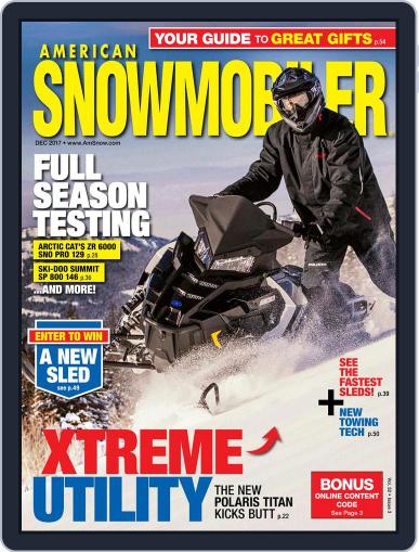 American Snowmobiler December 1st, 2017 Digital Back Issue Cover