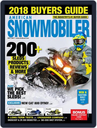American Snowmobiler October 1st, 2017 Digital Back Issue Cover