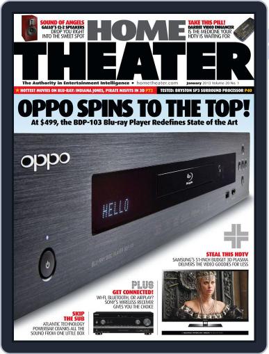 Home Theater January 1st, 2013 Digital Back Issue Cover