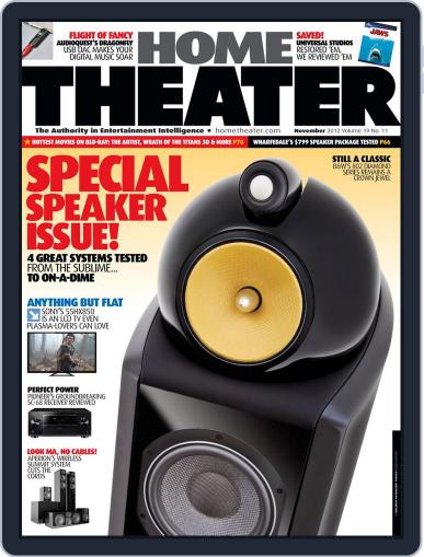 Home Theater November 1st, 2012 Digital Back Issue Cover