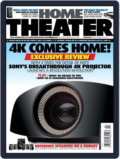 Home Theater February 1st, 2012 Digital Back Issue Cover
