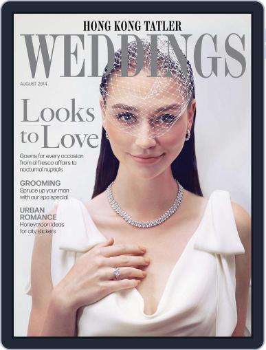 Hong Kong Tatler Weddings August 18th, 2014 Digital Back Issue Cover