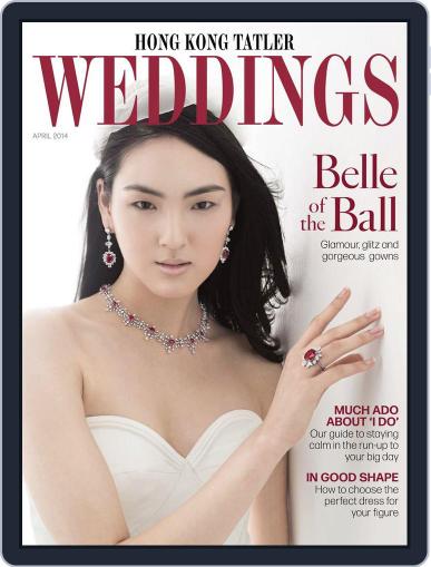 Hong Kong Tatler Weddings April 17th, 2014 Digital Back Issue Cover