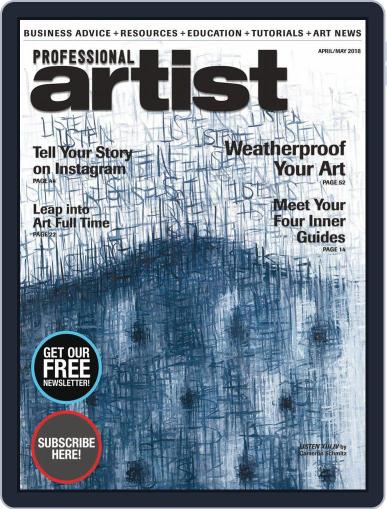 Professional Artist April 1st, 2018 Digital Back Issue Cover