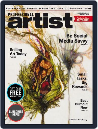 Professional Artist December 1st, 2016 Digital Back Issue Cover