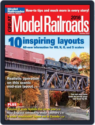 Great Model Railroads January 1st, 2016 Digital Back Issue Cover