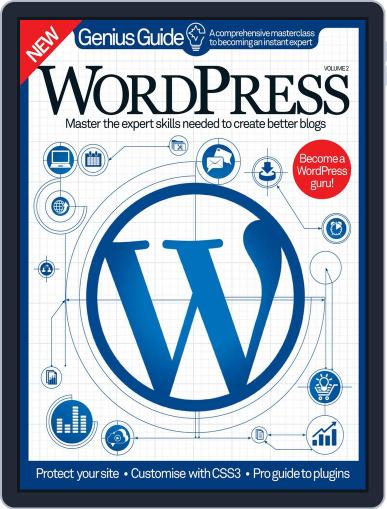 Wordpress Genius Guide October 21st, 2015 Digital Back Issue Cover