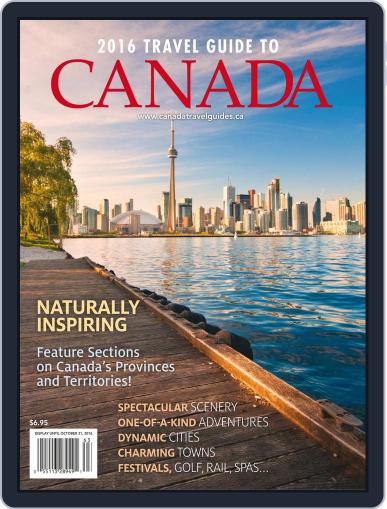 Travel Guide To Canada March 14th, 2016 Digital Back Issue Cover