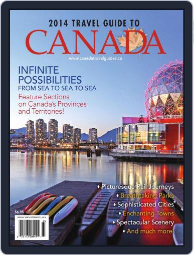 Travel Guide To Canada March 18th, 2014 Digital Back Issue Cover