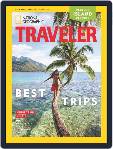 National Geographic Traveler Interactive December 1st, 2018 Digital Back Issue Cover