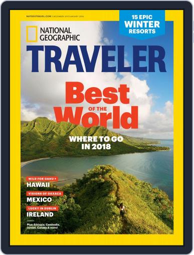 National Geographic Traveler Interactive December 1st, 2017 Digital Back Issue Cover