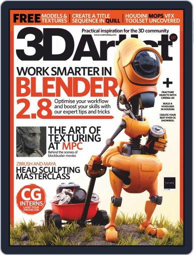 3D Artist January 1st, 2020 Digital Back Issue Cover