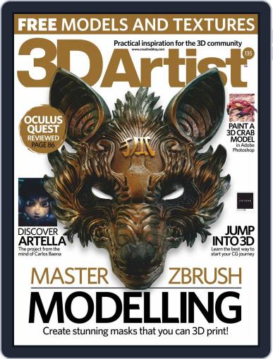 3D Artist November 1st, 2019 Digital Back Issue Cover