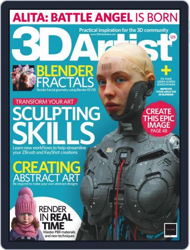 3D Artist May 1st, 2019 Digital Back Issue Cover