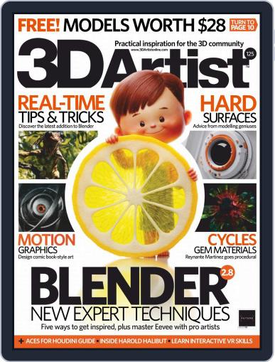 3D Artist January 1st, 2019 Digital Back Issue Cover