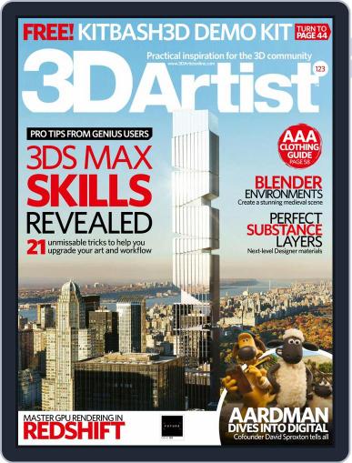 3D Artist November 1st, 2018 Digital Back Issue Cover