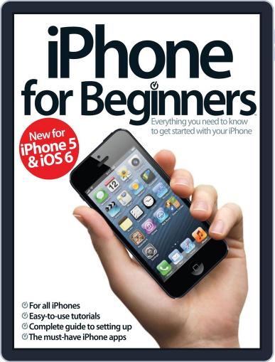 iPhone for Beginners October 25th, 2012 Digital Back Issue Cover