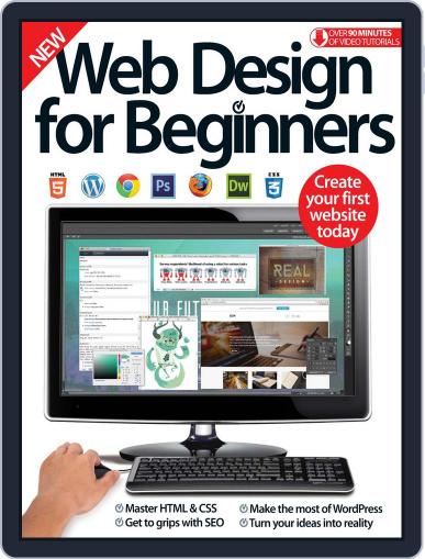 Web Design For Beginners April 1st, 2016 Digital Back Issue Cover