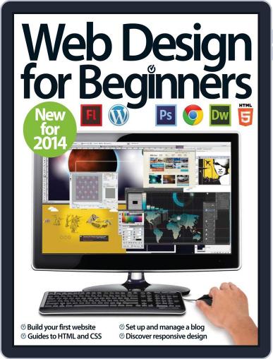 Web Design For Beginners April 2nd, 2014 Digital Back Issue Cover