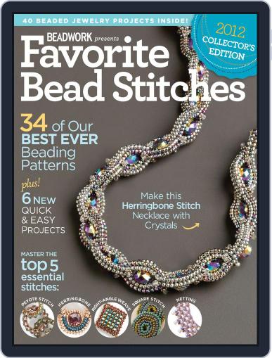 Favorite Bead Stitches August 1st, 2012 Digital Back Issue Cover