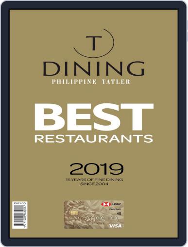 Philippines' Best Restaurants January 1st, 2019 Digital Back Issue Cover