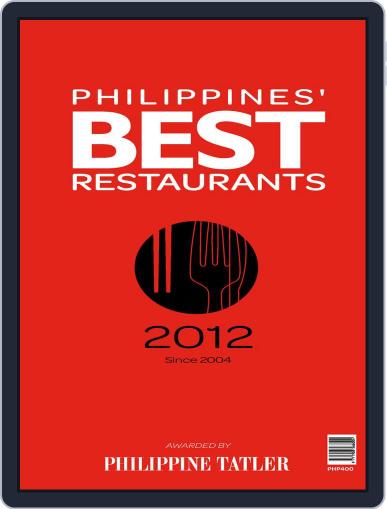 Philippines' Best Restaurants July 31st, 2012 Digital Back Issue Cover
