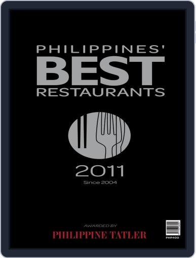 Philippines' Best Restaurants March 15th, 2012 Digital Back Issue Cover