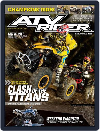 Atv Rider February 12th, 2013 Digital Back Issue Cover