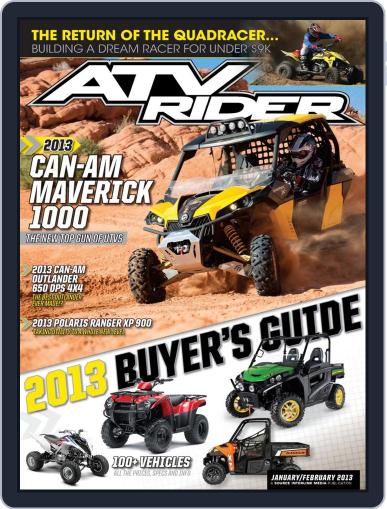Atv Rider December 24th, 2012 Digital Back Issue Cover