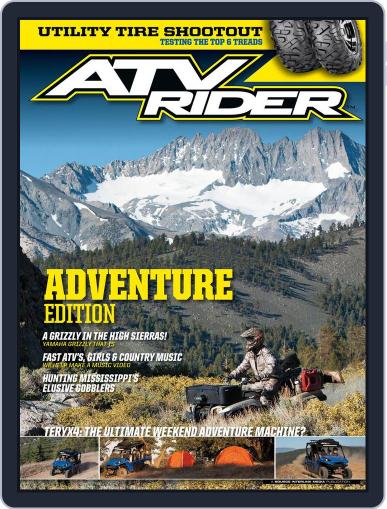 Atv Rider August 21st, 2012 Digital Back Issue Cover