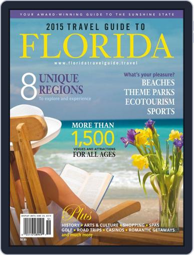 Travel Guide to Florida December 1st, 2015 Digital Back Issue Cover