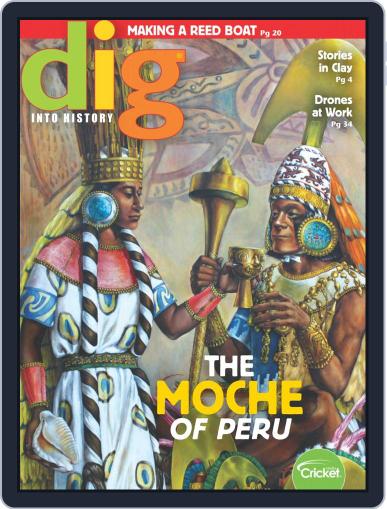 Dig History And Archaeology Magazine For Kids And Children January 1st, 2019 Digital Back Issue Cover