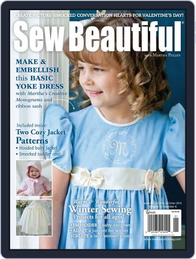 Sew Beautiful November 5th, 2013 Digital Back Issue Cover
