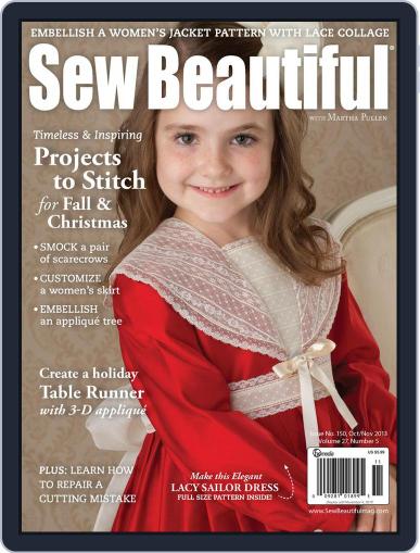 Sew Beautiful September 4th, 2013 Digital Back Issue Cover