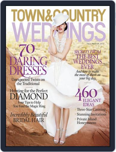 Town & Country Weddings (Digital) October 1st, 2013 Issue Cover