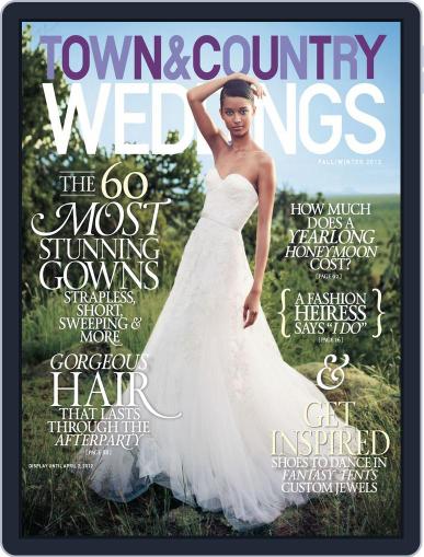 Town & Country Weddings (Digital) October 1st, 2012 Issue Cover