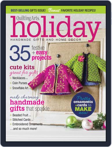 Quilting Arts Holiday August 29th, 2014 Digital Back Issue Cover