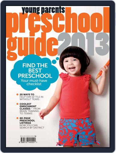 Young Parents Pre-school Guide December 5th, 2012 Digital Back Issue Cover