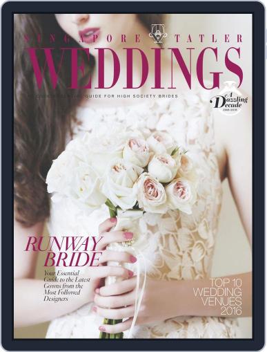 Singapore Tatler Weddings November 1st, 2016 Digital Back Issue Cover