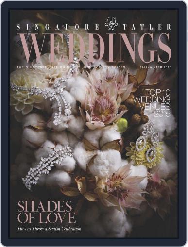 Singapore Tatler Weddings December 15th, 2015 Digital Back Issue Cover