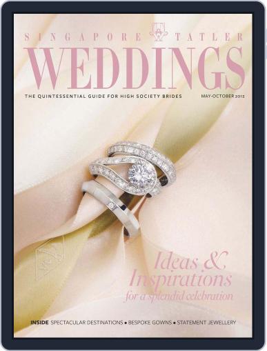Singapore Tatler Weddings June 3rd, 2012 Digital Back Issue Cover