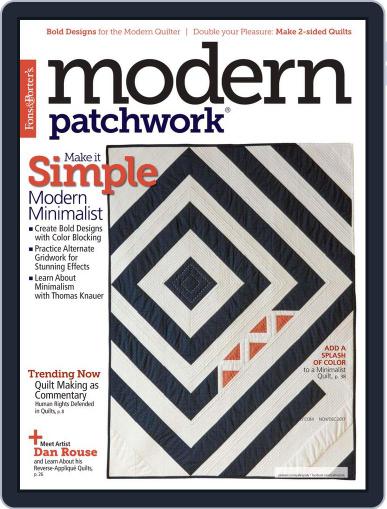 Modern Patchwork November 1st, 2017 Digital Back Issue Cover