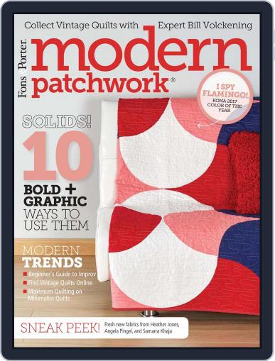 Modern Patchwork March 1st, 2017 Digital Back Issue Cover