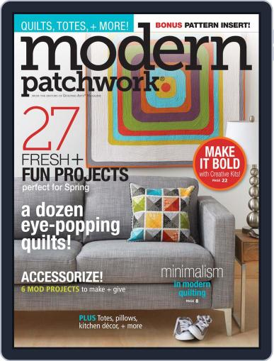 Modern Patchwork March 1st, 2015 Digital Back Issue Cover
