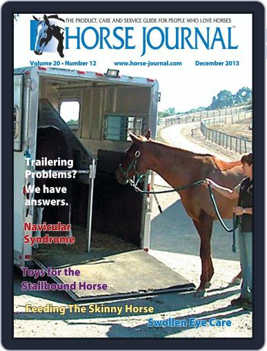 Horse Journal November 15th, 2013 Digital Back Issue Cover